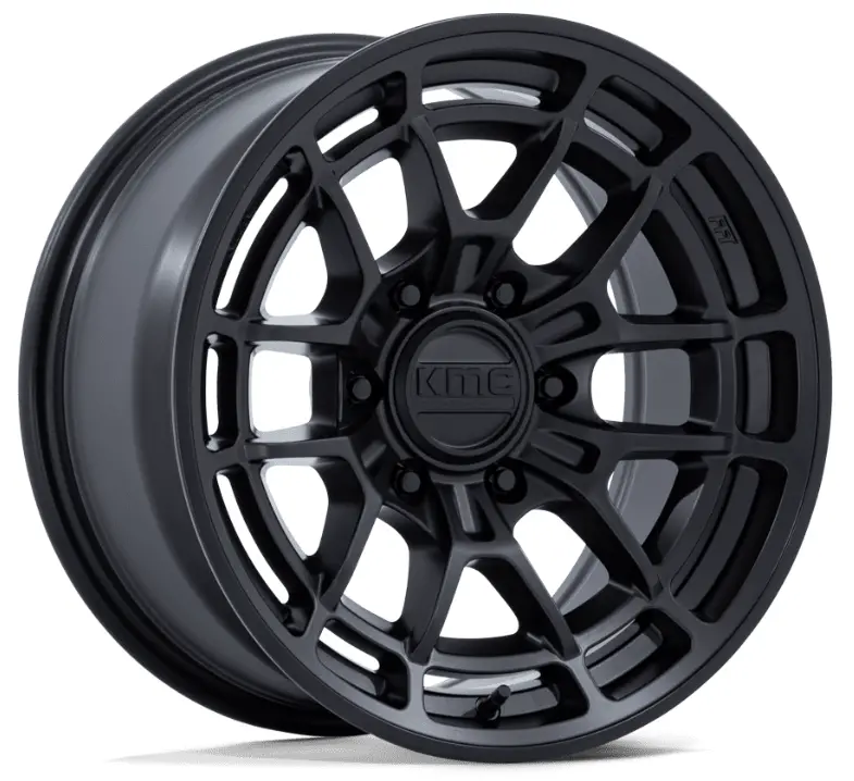 17X8.5 Kmc Archer Km732 Matte Black 1