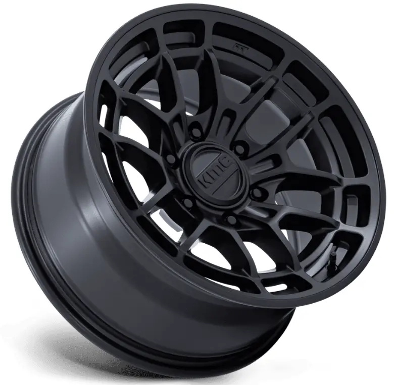 17X8.5 Kmc Archer Km732 Matte Black 2