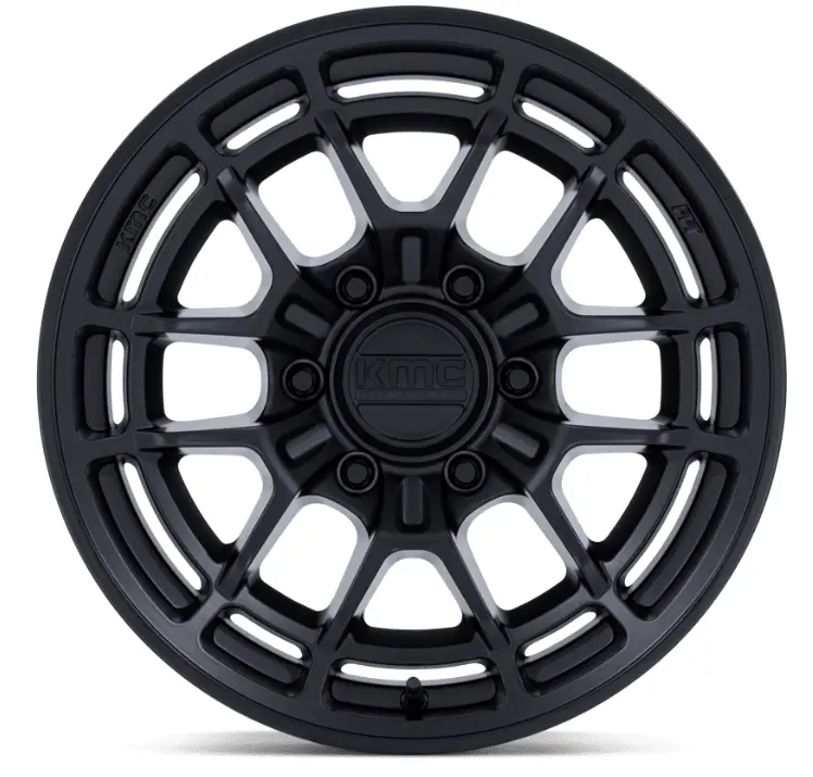 17X8.5 Kmc Archer Km732 Matte Black 3