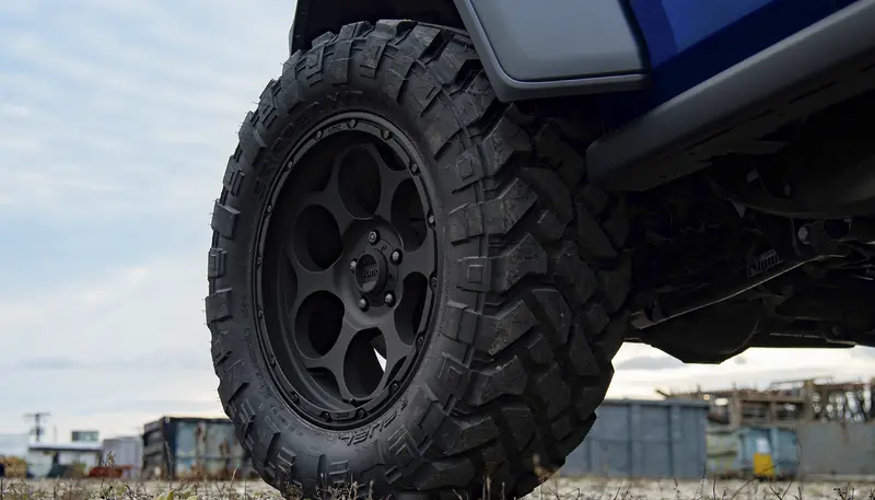 17X8.5 Kmc Dirty Harry Km541 Satin Gray W/Black Lip 7