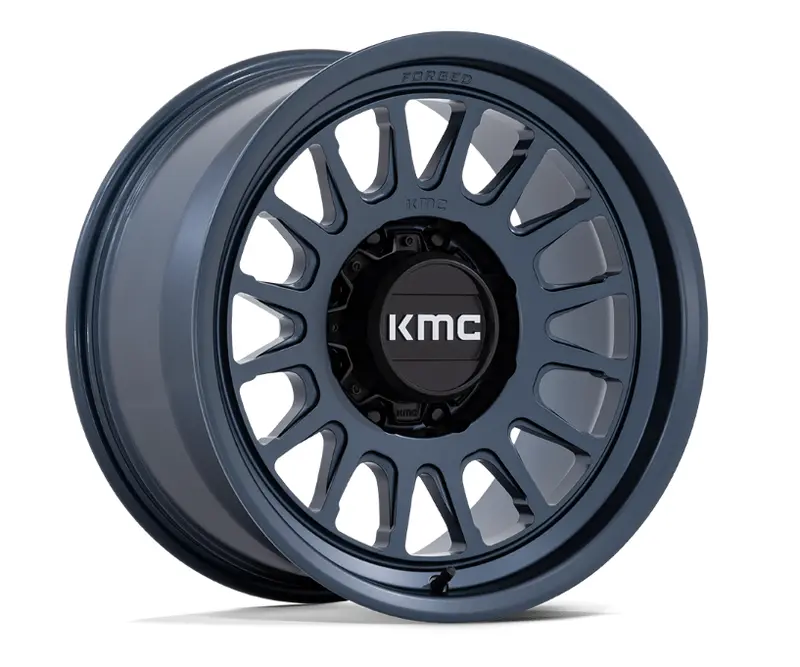 17X8.5 Kmc Impact Forged Monoblock Km447 Metallic Blue 1