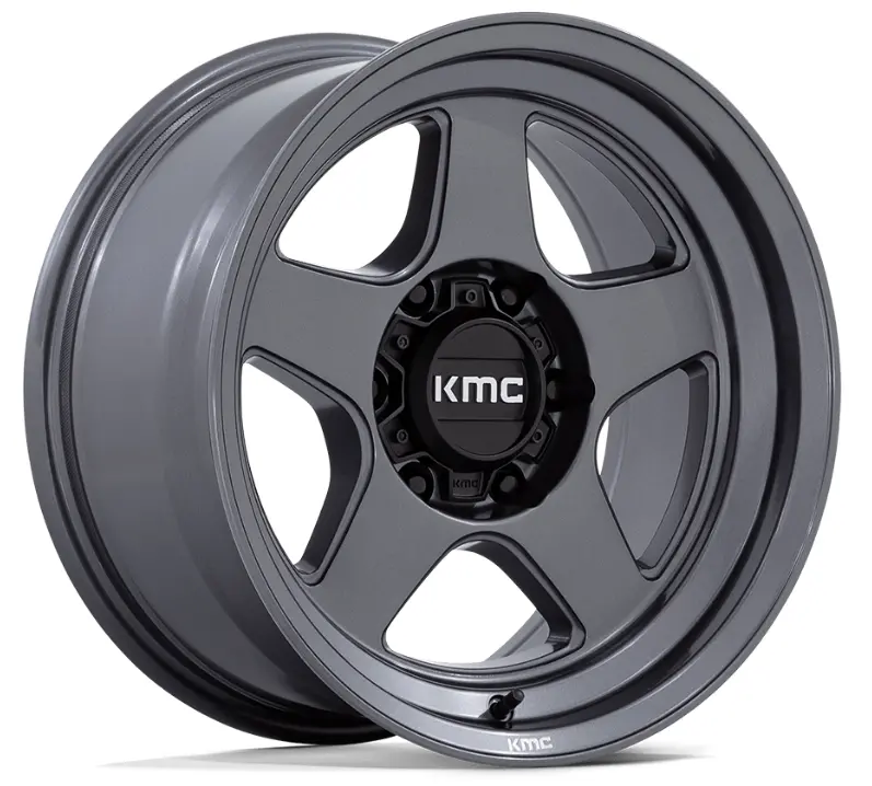 17X8.5 Kmc Lobo Km728 Matte Anthracite 1