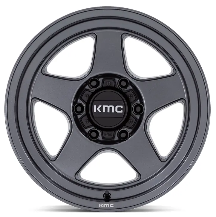 17X8.5 Kmc Lobo Km728 Matte Anthracite 3