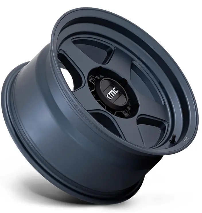 17X8.5 Kmc Lobo Km728 Metallic Blue 2