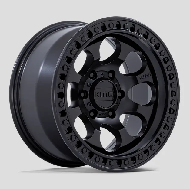 17X8.5 Kmc Riot Sbl Km550 Satin Black 1