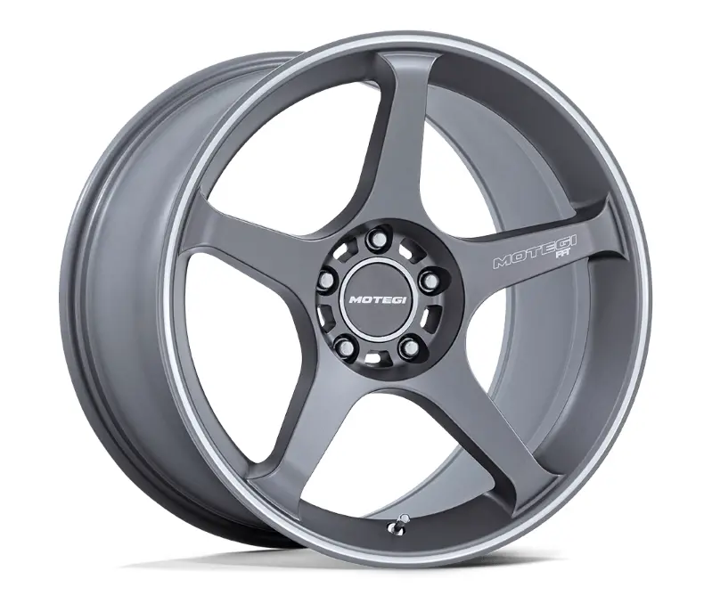17X8.5 Motegi Battle V Mr159 Gunzilla W/ Machined Lip Stripe 1
