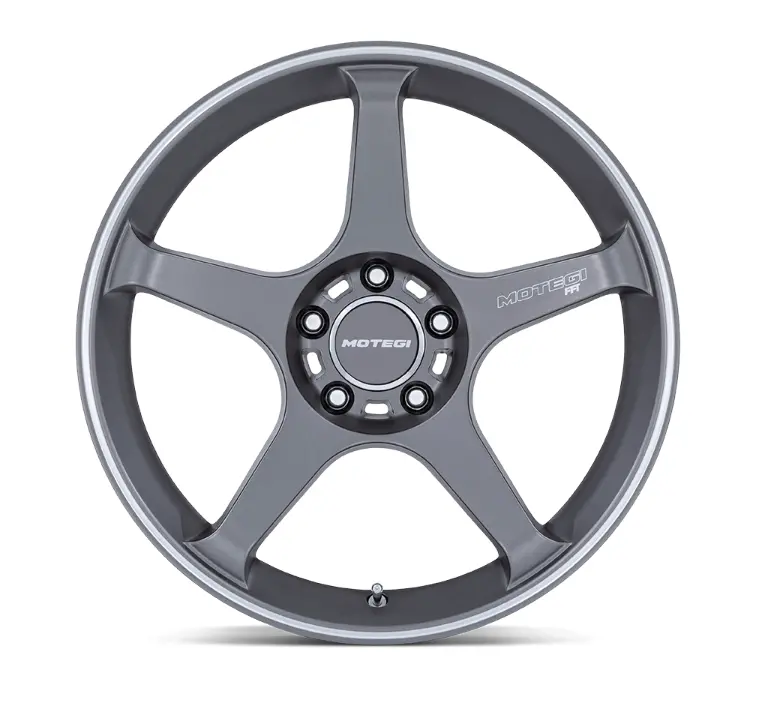 17X8.5 Motegi Battle V Mr159 Gunzilla W/ Machined Lip Stripe 3