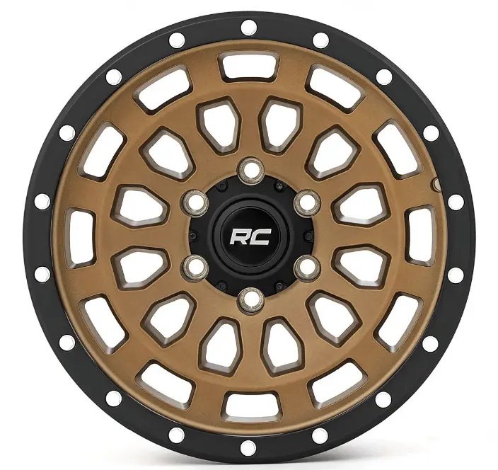 17X8.5 Rough Country 87 Series Wheel Bronze/Black 2