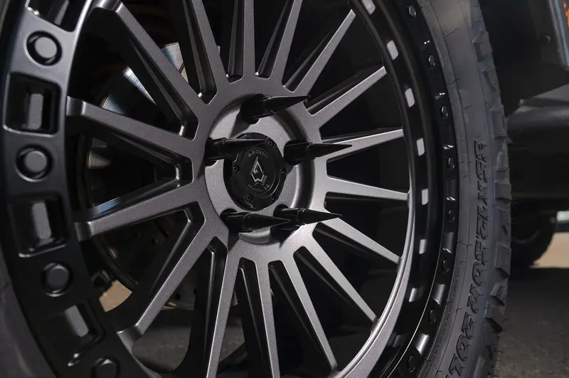 17X9.0 Arena Mesa Satin Gun Metal W/ Satin Black Lip 6