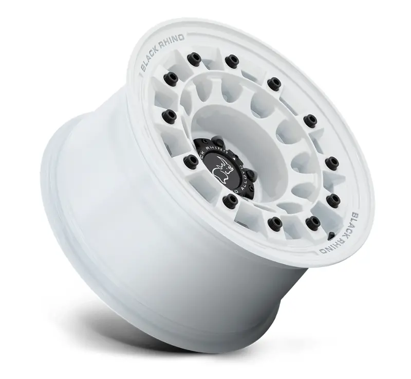17X9.0 Black Rhino Fuji Gloss White 2
