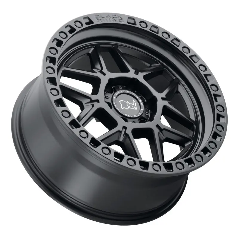 17X9.0 Black Rhino Kelso Matte Black 2
