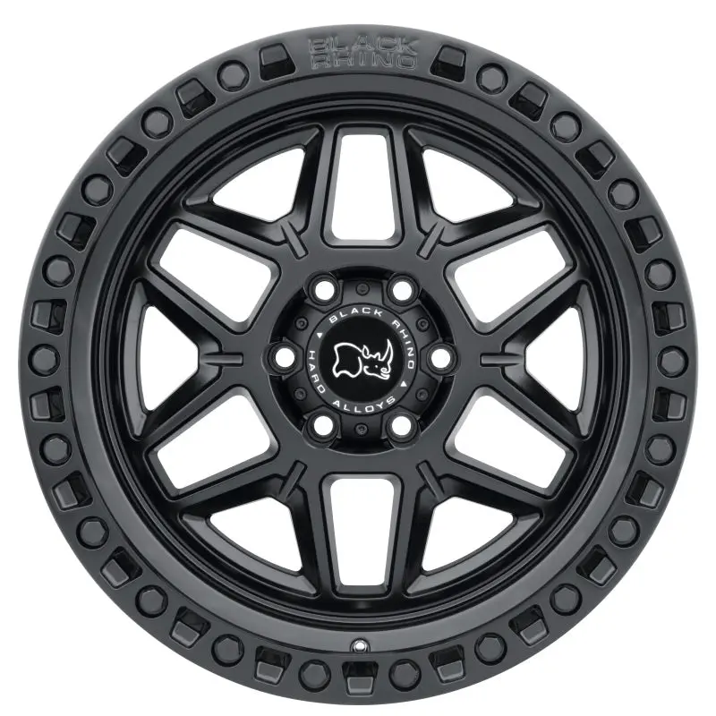 17X9.0 Black Rhino Kelso Matte Black 3