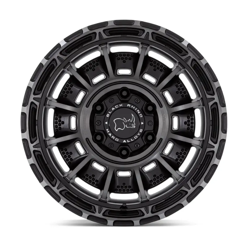 17X9.0 Black Rhino Legion Matte Black Gray Tint 3