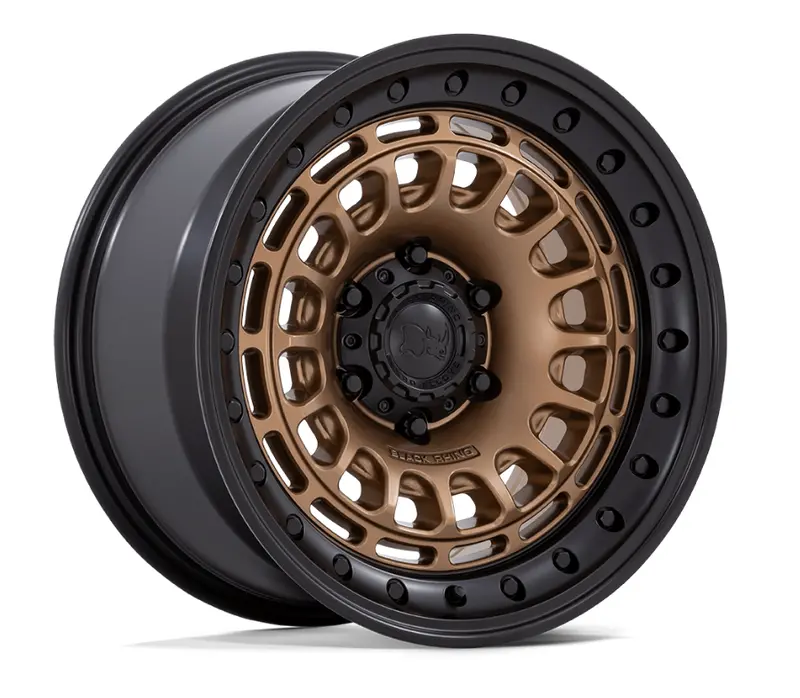 17X9.0 Black Rhino Sahara Br014 Matte Bronze W/ Gloss Black Lip 1