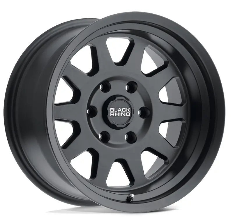17X9.0 Black Rhino Stadium Matte Black 1