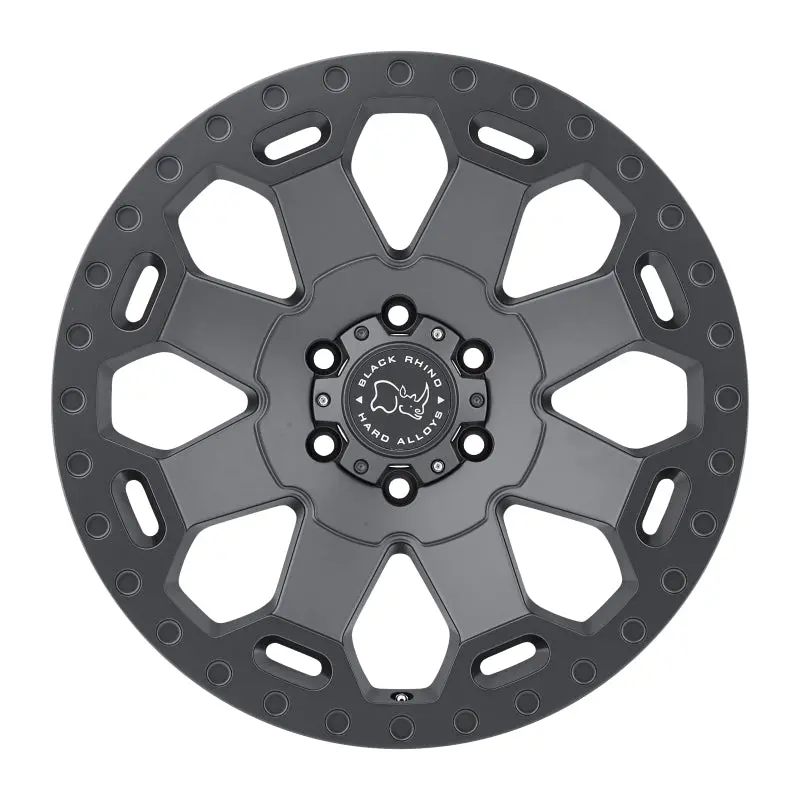 17X9.0 Black Rhino Warlord Matte Gunmetal 3