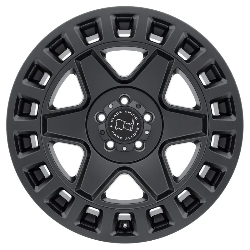 17X9.0 Black Rhino York Matte Black Wheel 2