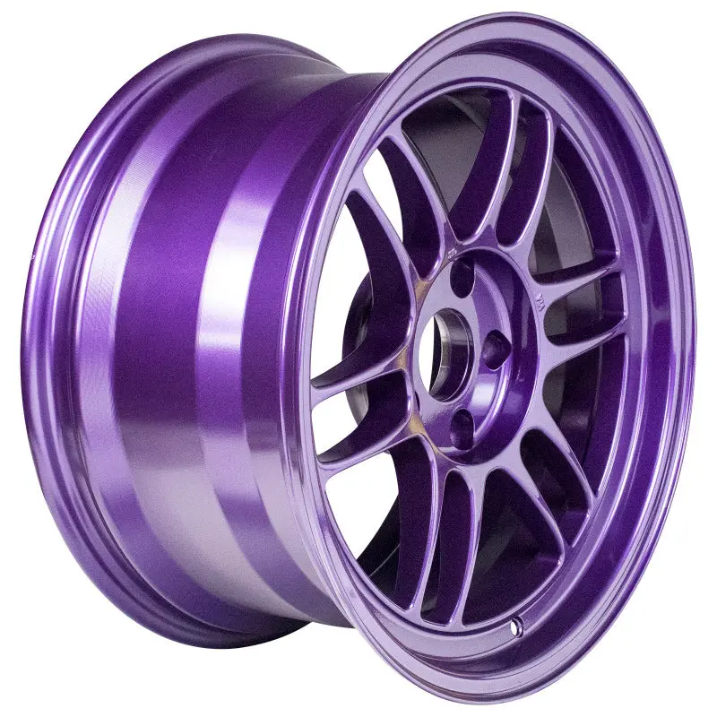 17X9.0 Enkei Rpf1 5X114.3 22Mm Offset 73Mm Bore Purple Wheel 2