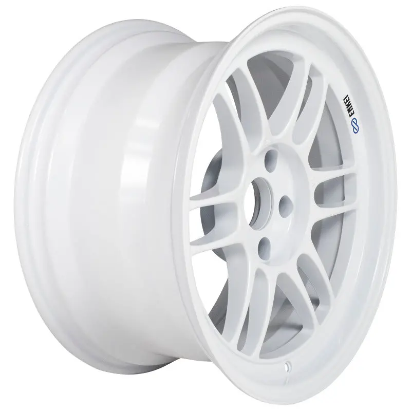 17X9.0 Enkei Rpf1 5X114.3 22Mm Offset 73Mm Bore Vanquish White Wheel 2