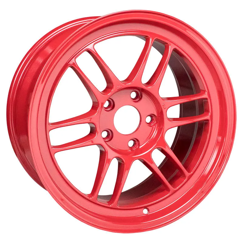 17X9.0 Enkei Rpf1, 5X114.3 35Mm Offset 73Mm Bore Competition Red Wheel 1