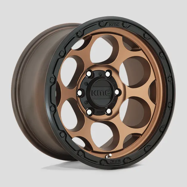 17X9.0 Kmc Dirty Harry Km541 Matte Bronze W/Black Lip 1