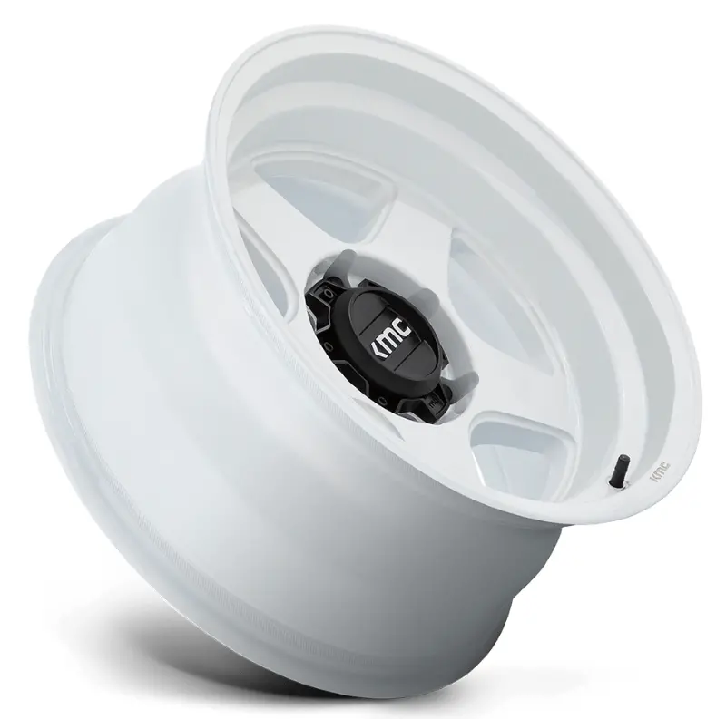 17X9.0 Kmc Lobo Km728 Gloss White 2