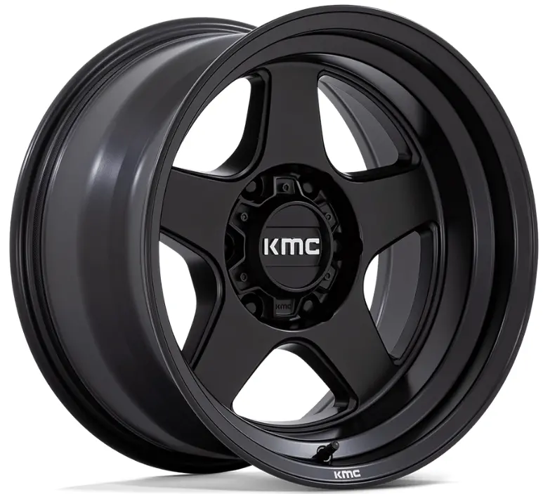 17X9.0 Kmc Lobo Km728 Matte Black 1