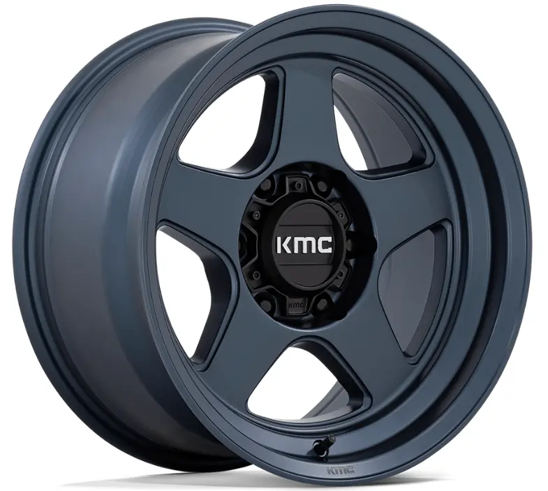17X9.0 Kmc Lobo Km728 Metallic Blue 1