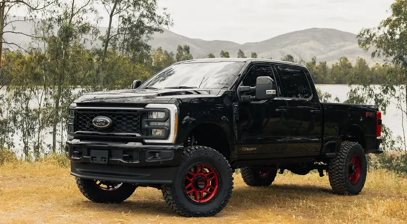 17X9.0 Kmc Mesa Km544 Satin Black W/Gloss Black Lip 7