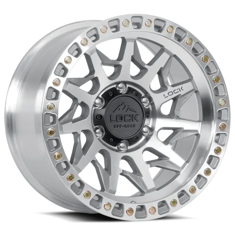 17X9.0 Lock Off-Road Lunatic Machine W/ Clear Coat 1