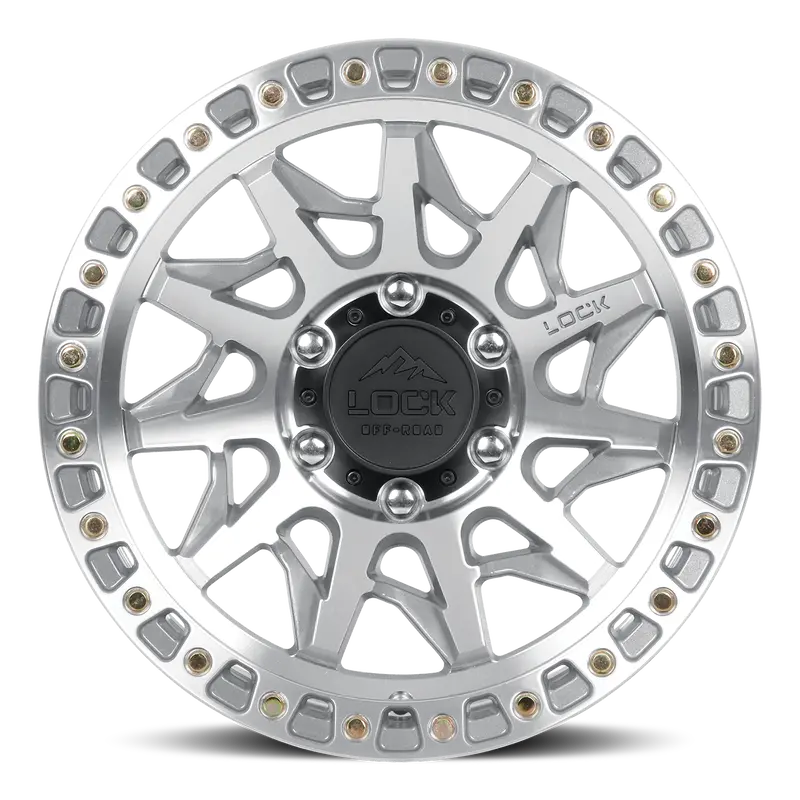 17X9.0 Lock Off-Road Lunatic Machine W/ Clear Coat 3