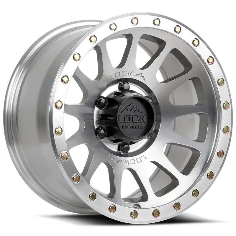17X9.0 Lock Off-Road Yosemite Machine W/ Clear Coat 1