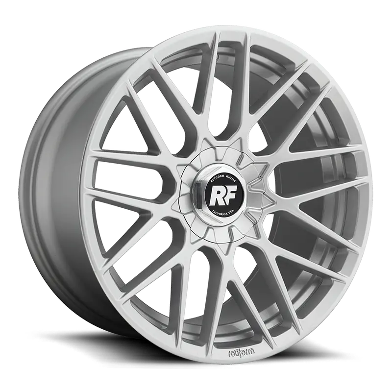 17X9.0 Rotiform Rse Gloss Silver / 5X112/5X120 - 30Mm Offset / 72.56 Bore 1