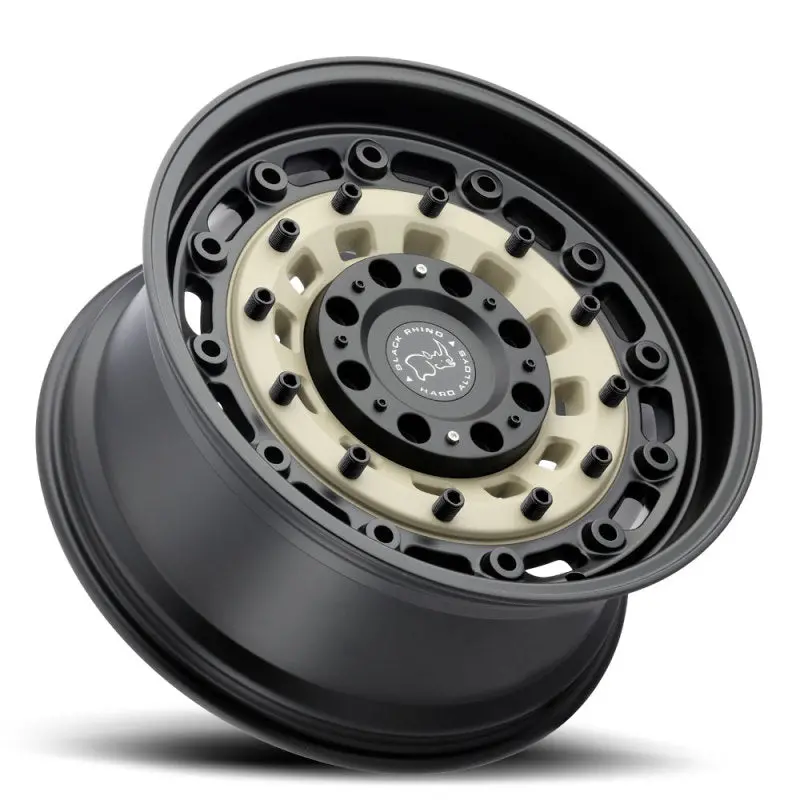 17X9.5 Black Rhino Arsenal Sand On Black Wheel 2