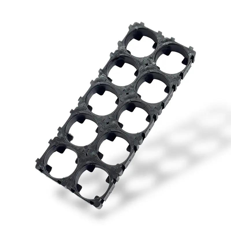18650 Battery Cell Spacer Holder – 2X5 Grid Pack For Lithium-Ion Battery Pack Assembly | Heat-Resistant & Durable Plastic Bracket 1