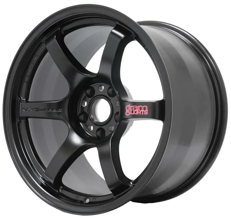 18X10.5 Gram Lights 57Dr +22 5-114.3 Semi Gloss Black (Evo) 1