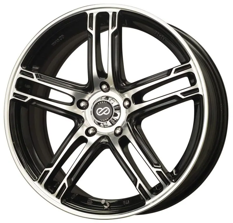 18X7.5 Enkei Fd-05 Black Machined (Copy) 1