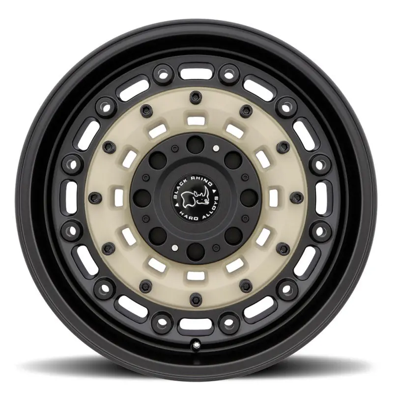 18X8.0 Black Rhino Arsenal Sand On Black Wheel 2