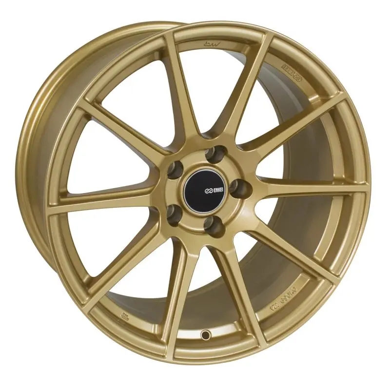 18X8.5 Enkei Ts10, 5X114.3 50Mm Offset 72.6Mm Bore Gold Wheel 1