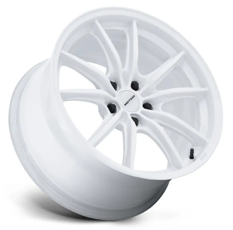 18X8.5 Motegi Zentoku Mr162 Gloss White 2