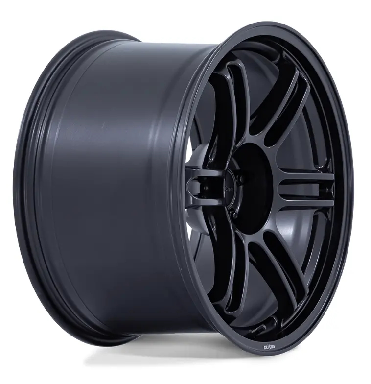 18X8.5 Rotiform Rps Matte Black 3