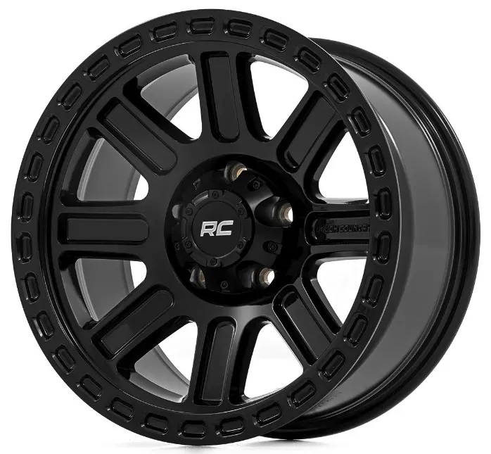 18X8.5 Rough Country 84 Series Wheel Gloss Black 1