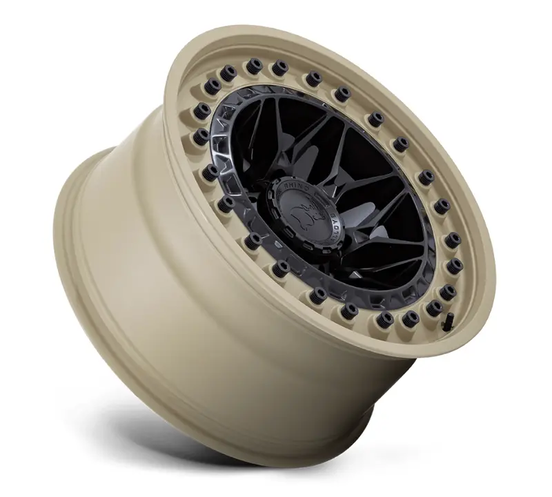 18X9.0 Black Rhino Alpha Matte Black W/ Sand Lip 2