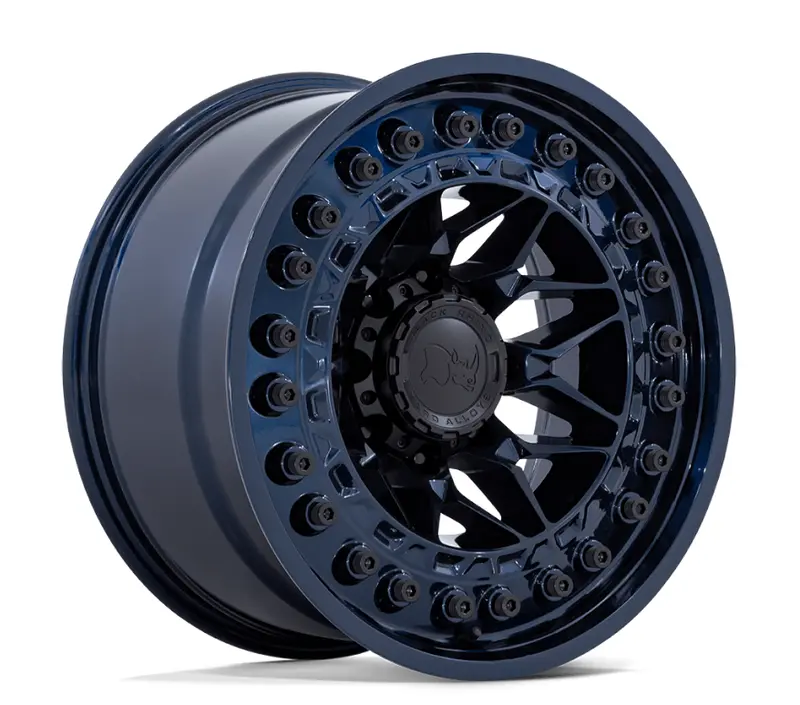 18X9.0 Black Rhino Alpha Mightnight Blue 1