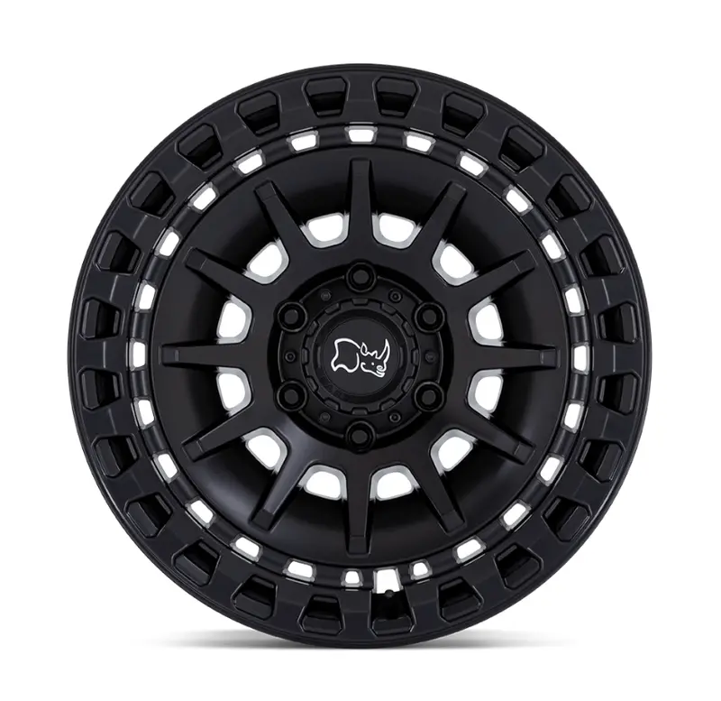 18X9.0 Black Rhino Barrage Matte Black 3