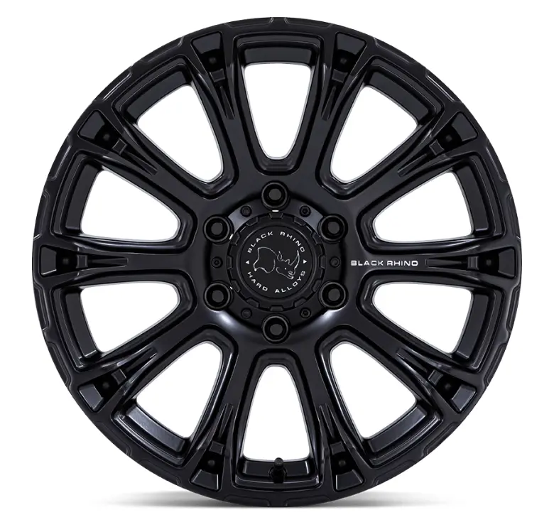 18X9.0 Black Rhino Diamondback Matte Black 3