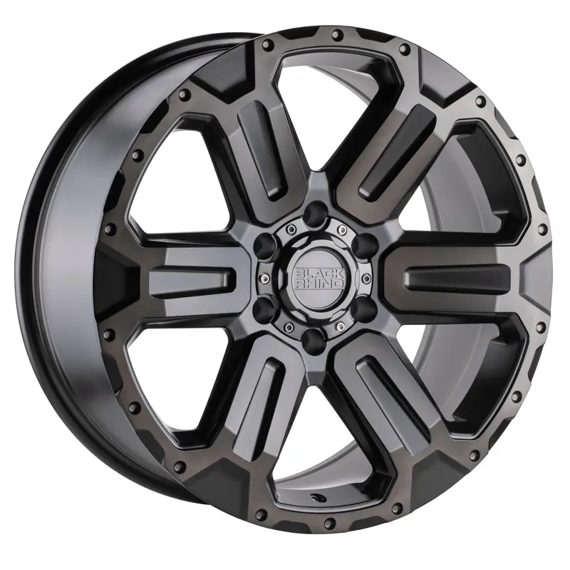 18X9.0 Black Rhino Wanaka Matte Gunmetal W/Brushed Face & Gunmetal Tint 1