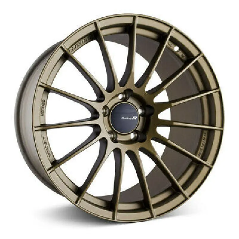 18X9.0 Enkei Rs05rr 25Mm Et 5X112 66.5 Bore Titanium Gold 1