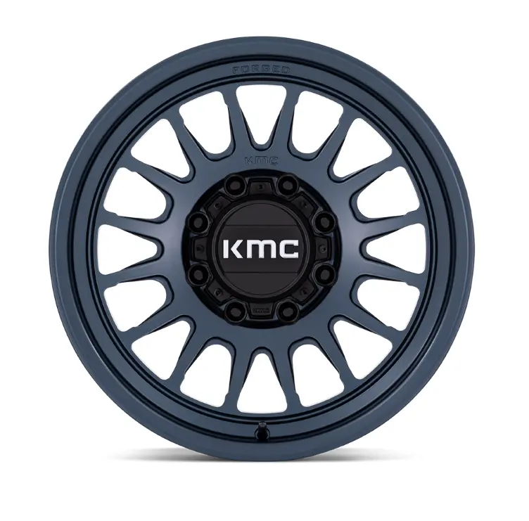 18X9.0 Kmc Impact Forged Monoblock Km447 Metallic Blue 3