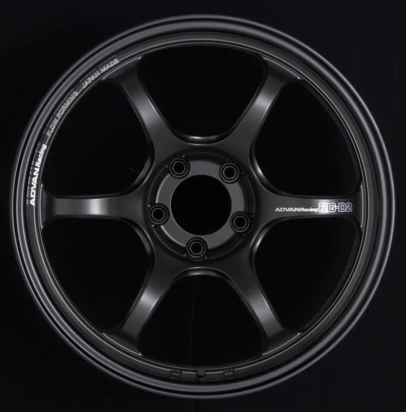18X9.5 Advan Rg-D2 Semi Gloss Black 2